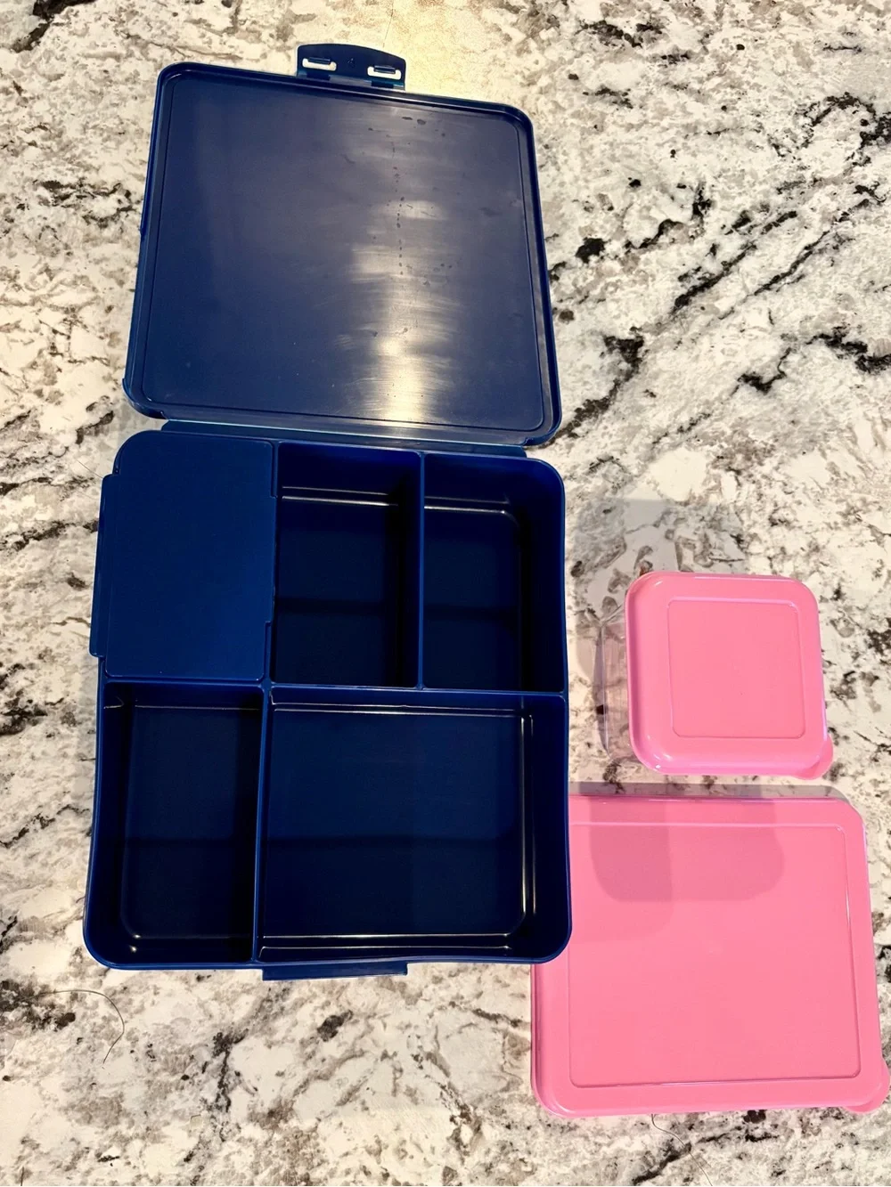 Pottery Barn All-in-One Bento Box Lunch Container w/ extra food containers